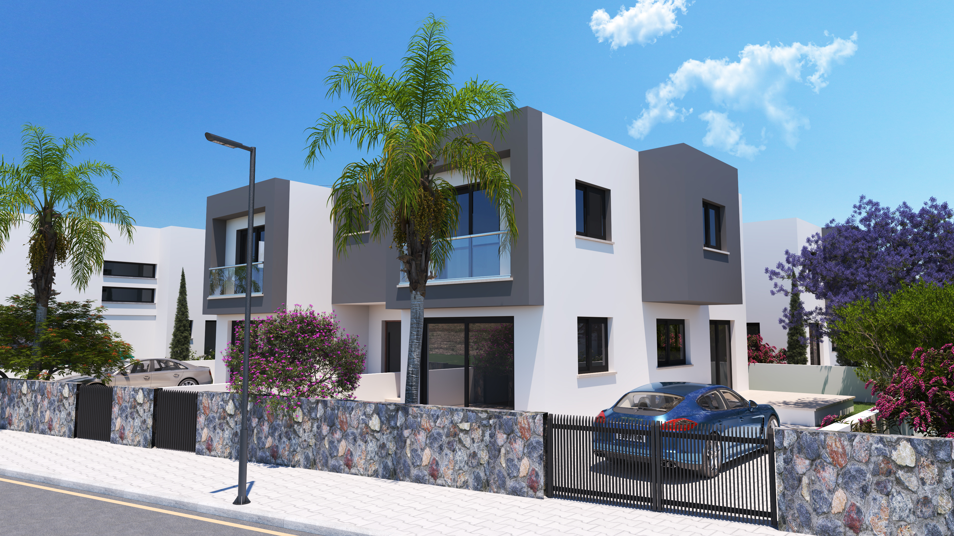 Stylish 3-Bedroom Off-Plan Villa with Garden in Kanlıköy, Nicosia